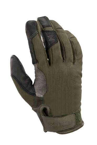 Vertx Course of Fire Gloves feature a trigger guard pad for protection when shooting
